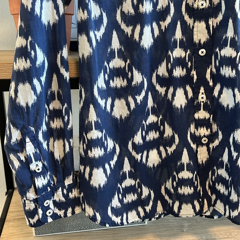 Talbots Lightweight Cotton Button Up, Button Down… - image 4